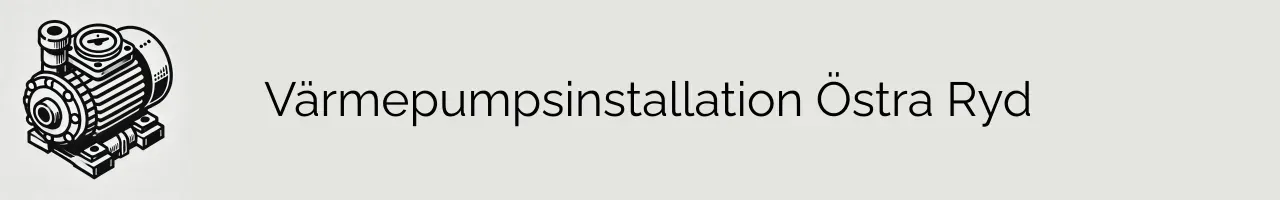 Värmepumpsinstallation Östra Ryd